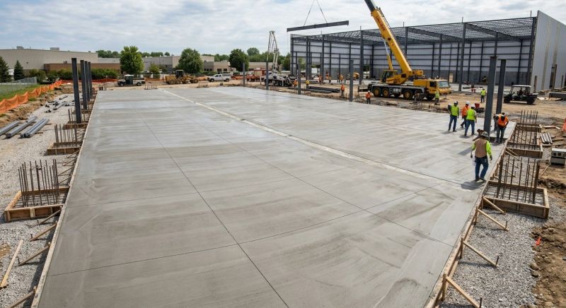 Commercial Slab Installation in Grand Rapids, MI