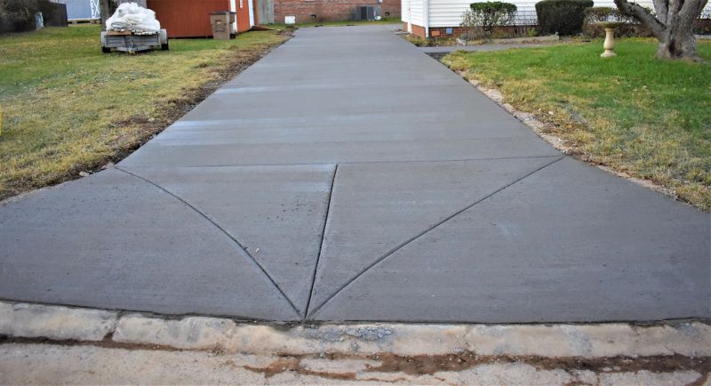 Concrete Driveway with Decorative Finish